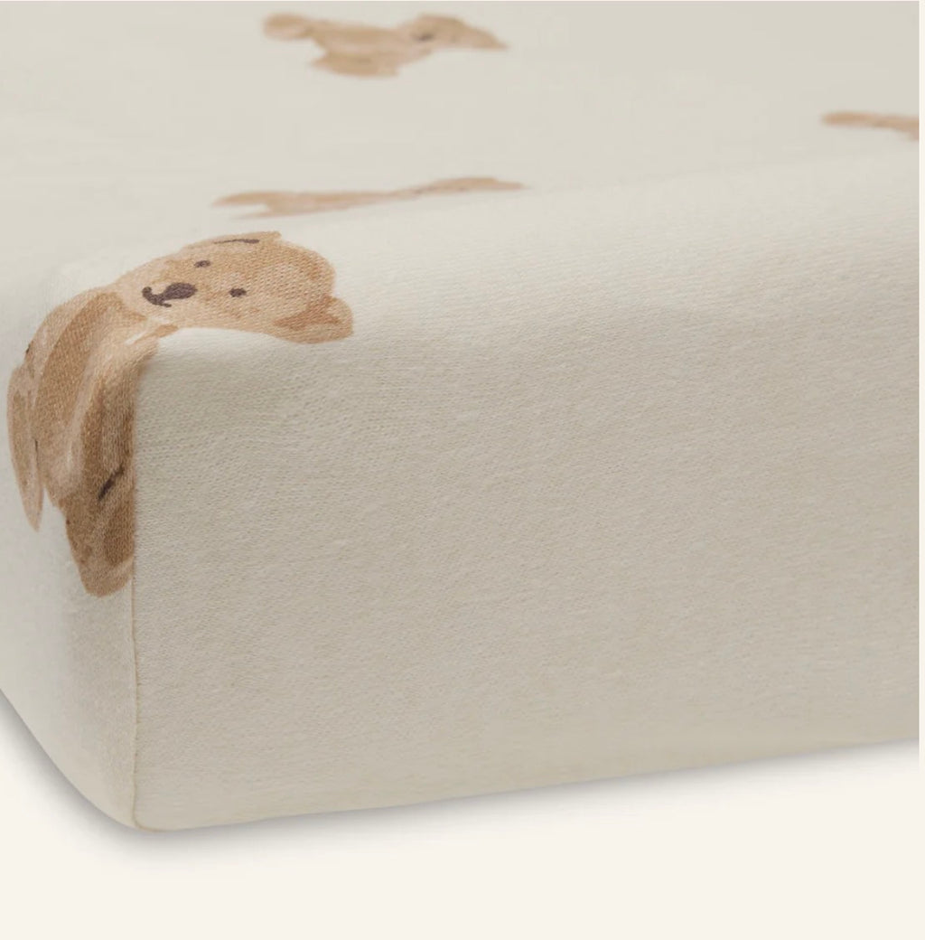 Housse Matelas à Langer Jersey - Teddy Bear