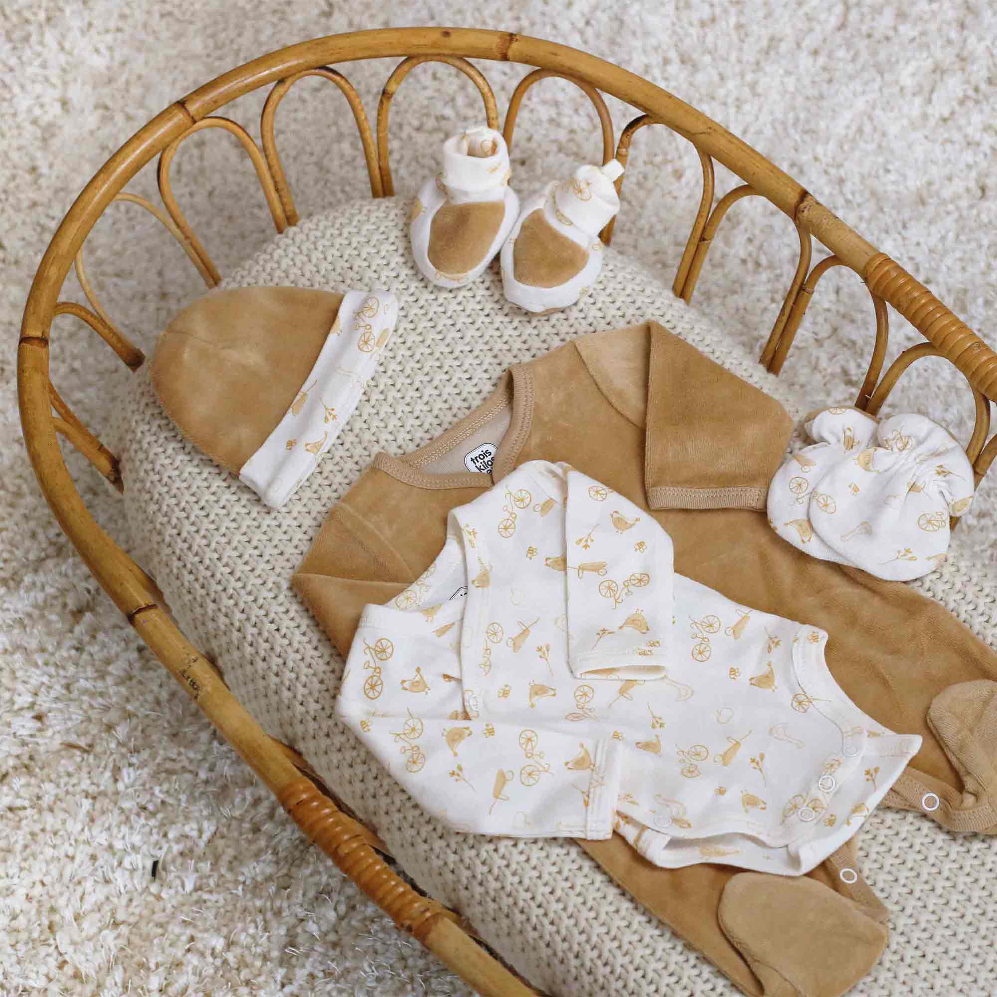 Kit naissance caramel 1m