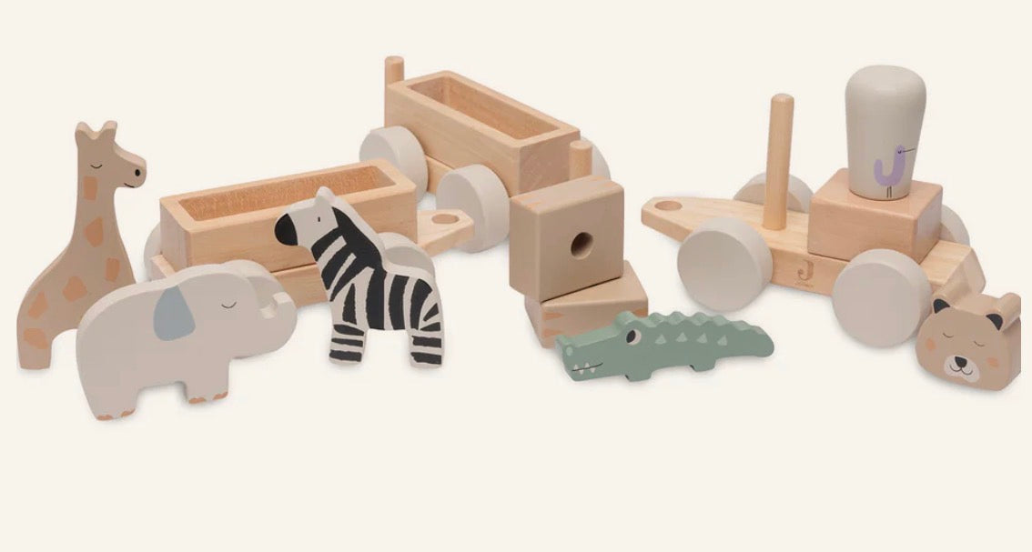 Jouet Train en Bois - Jungle Jambo