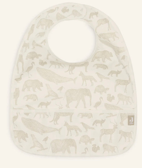 Bavoir Imperméable - Animals - 2 Unités- Olive Green