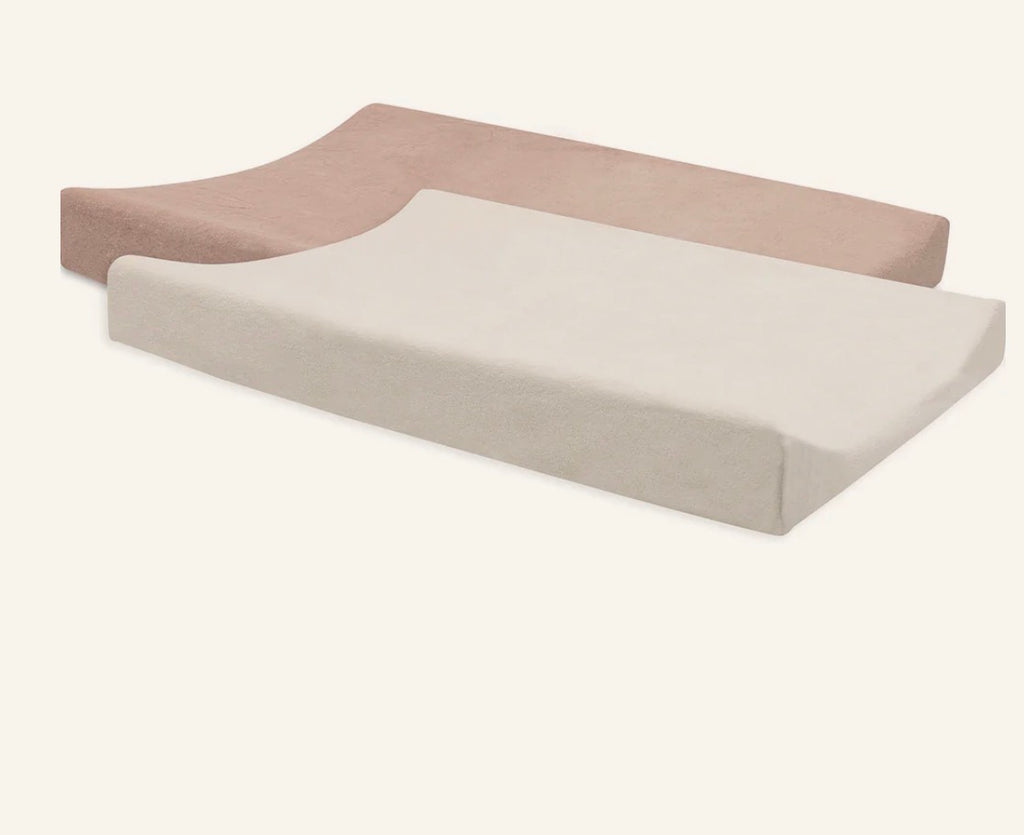 Housse de matelas à langer éponge - 2 unités