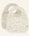 Bavoir Imperméable - Animals - 2 Unités- Olive Green