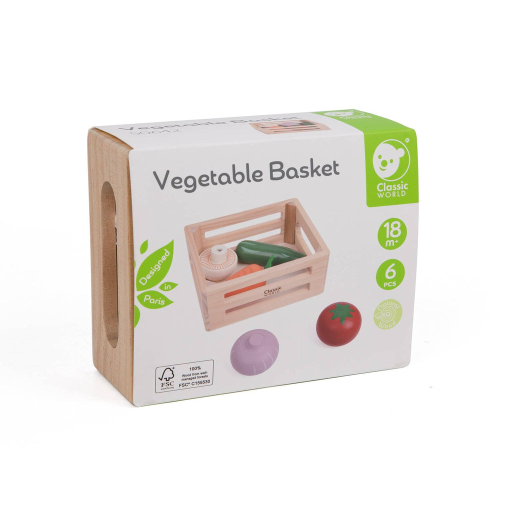 Caisse de légumes du monde classique