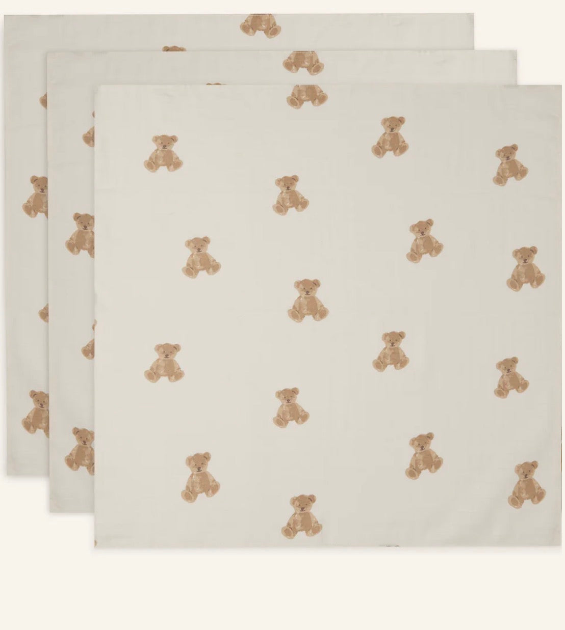 Lots de 3 lange gaze de coton