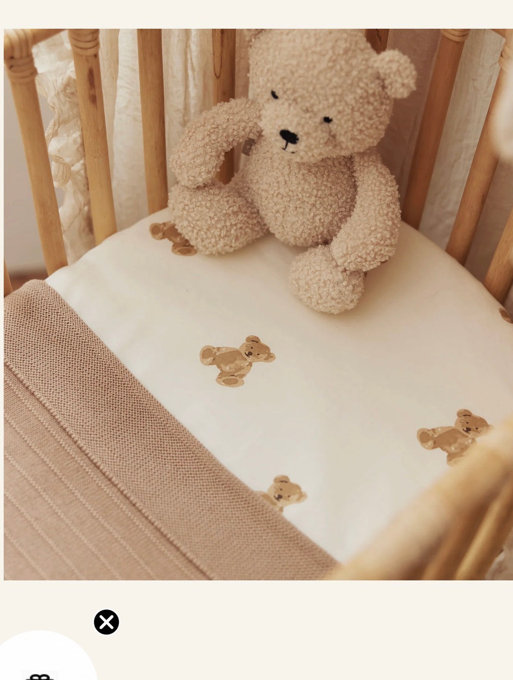 Drap housse - jersey mini Teddy Baer