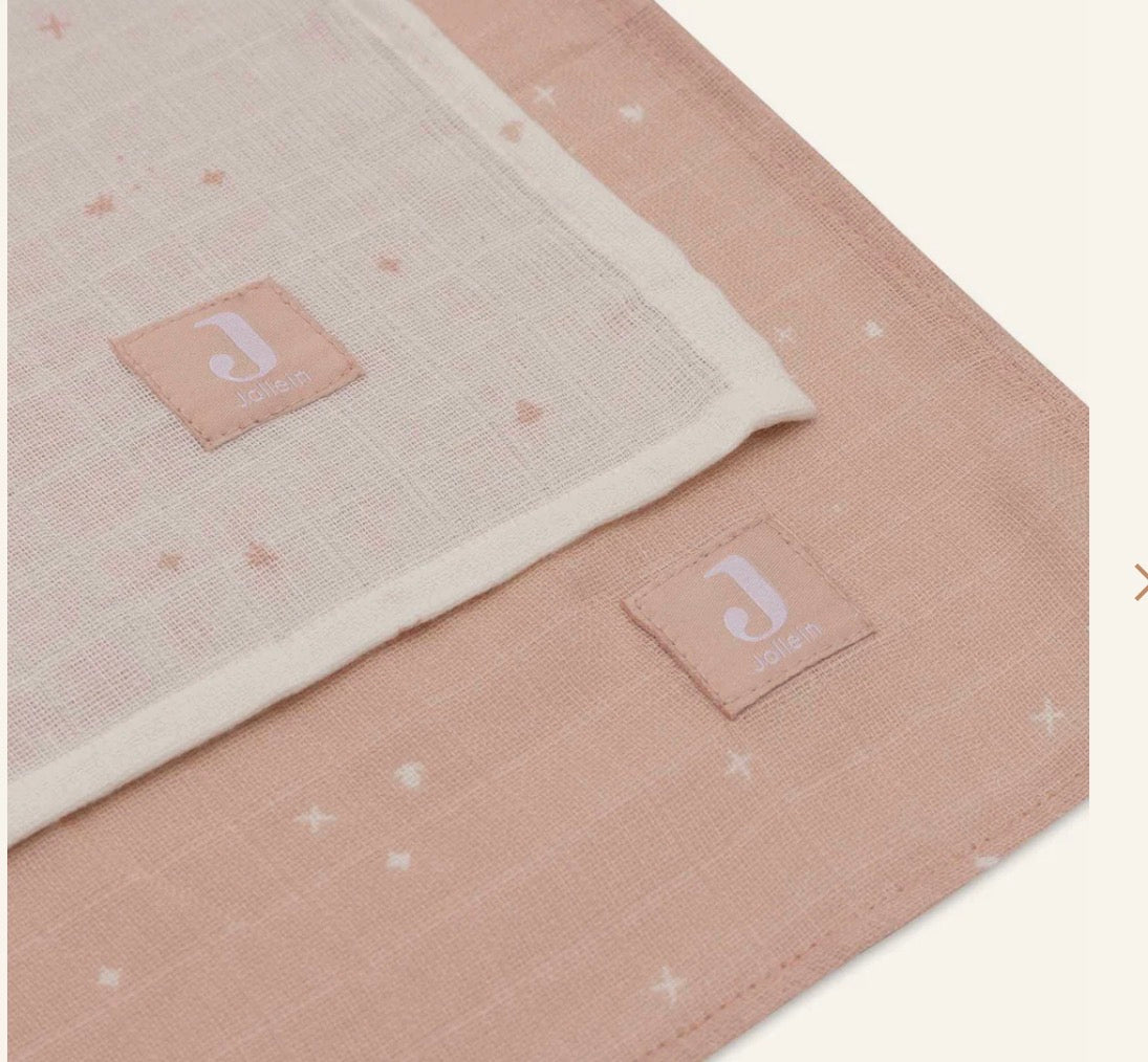 Lange gaze de coton 115x115cm - Twinkling - 2 Unités