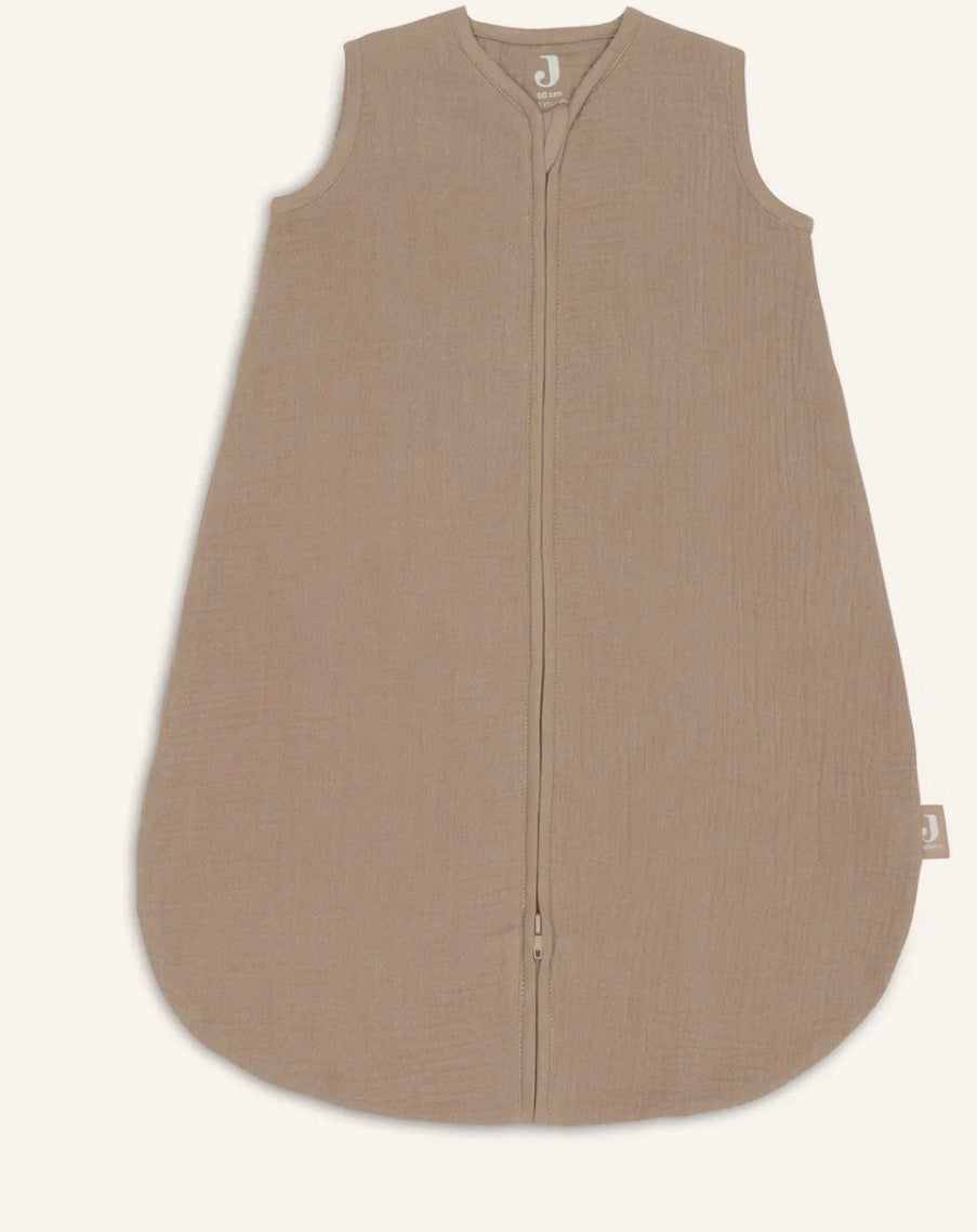 Gigoteuse naissance - gaze de coton 60cm - biscuit