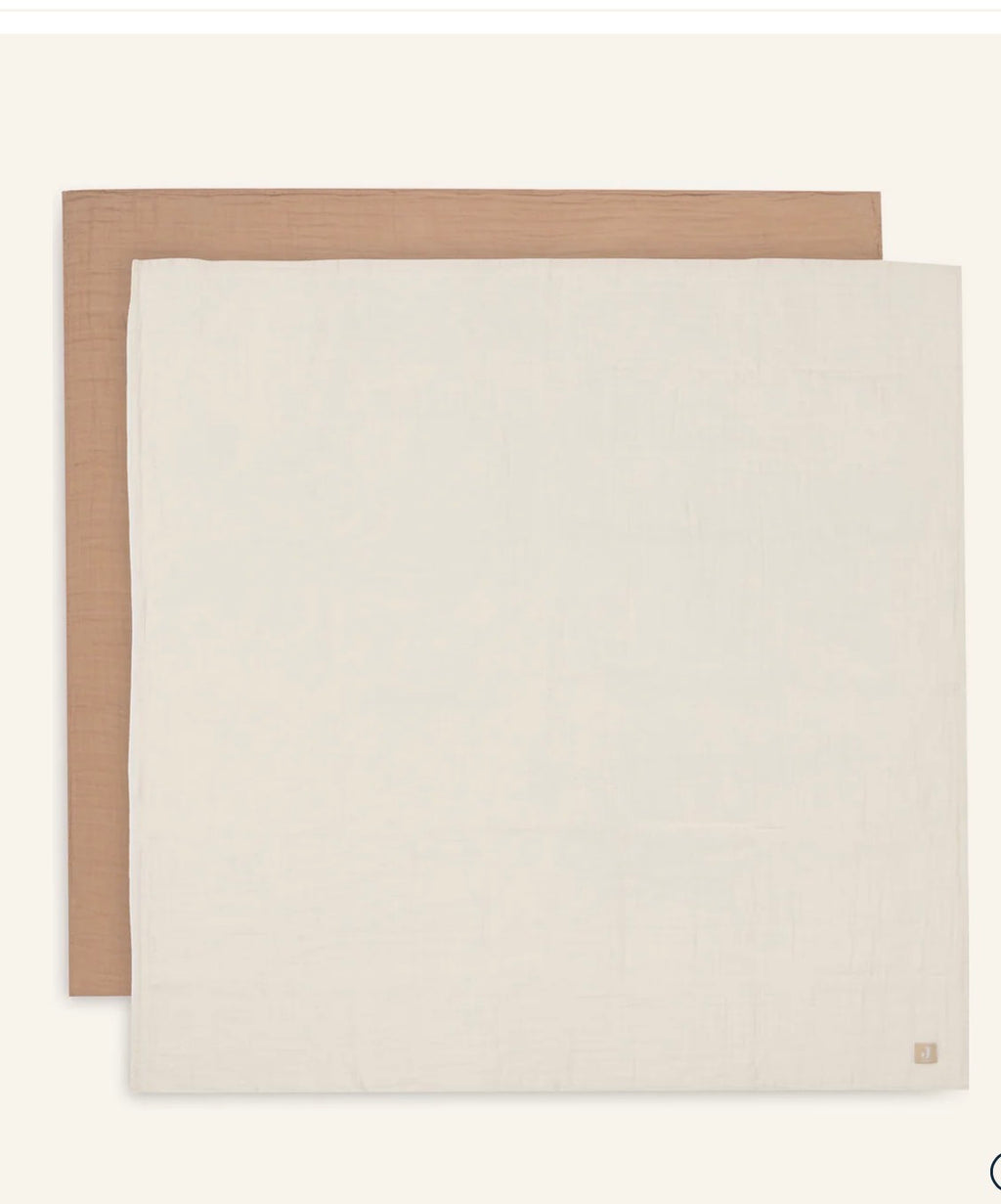 Lange gaze de coton 115x115cm - Basic - 2 Unités