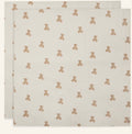 Lange gaze de coton 115x115cm - Teddy Bear - 2 Unités