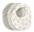 Set 3 bavoir Olive bloom