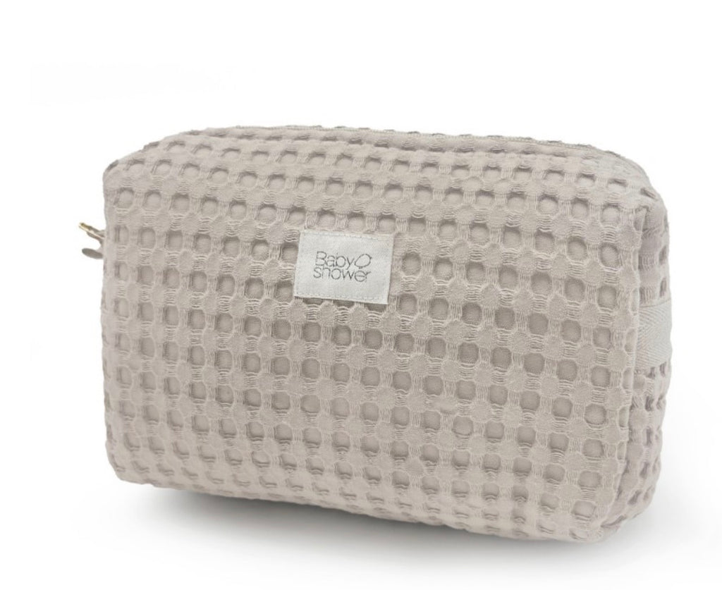 Trousse de toilette Camila gofre latte