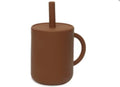 Gobelet en silicone caramel