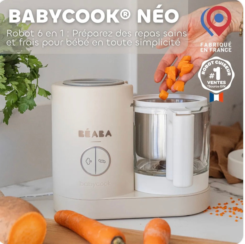 BEABA, Robot cuiseur Babycook Neo® - Terre d'argile