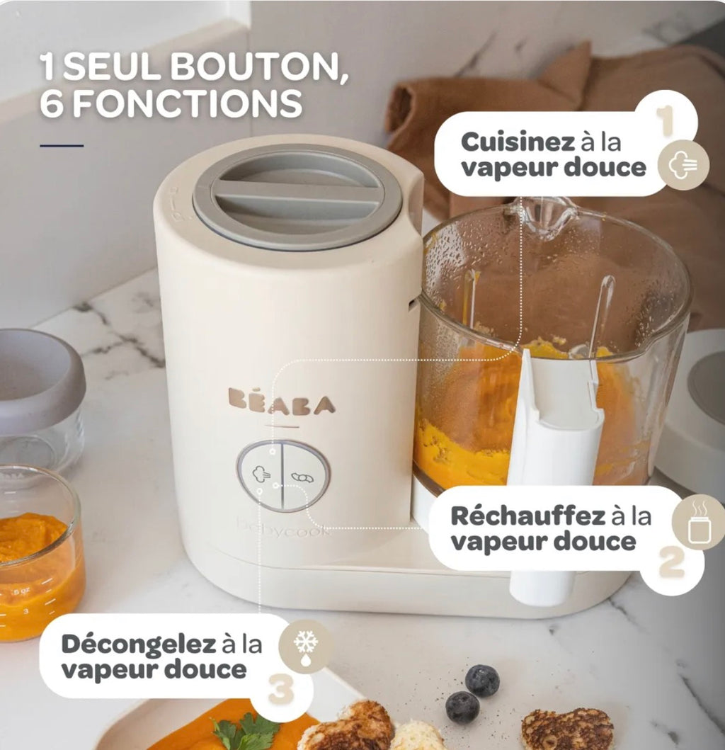BEABA, Robot cuiseur Babycook Neo® - Terre d'argile