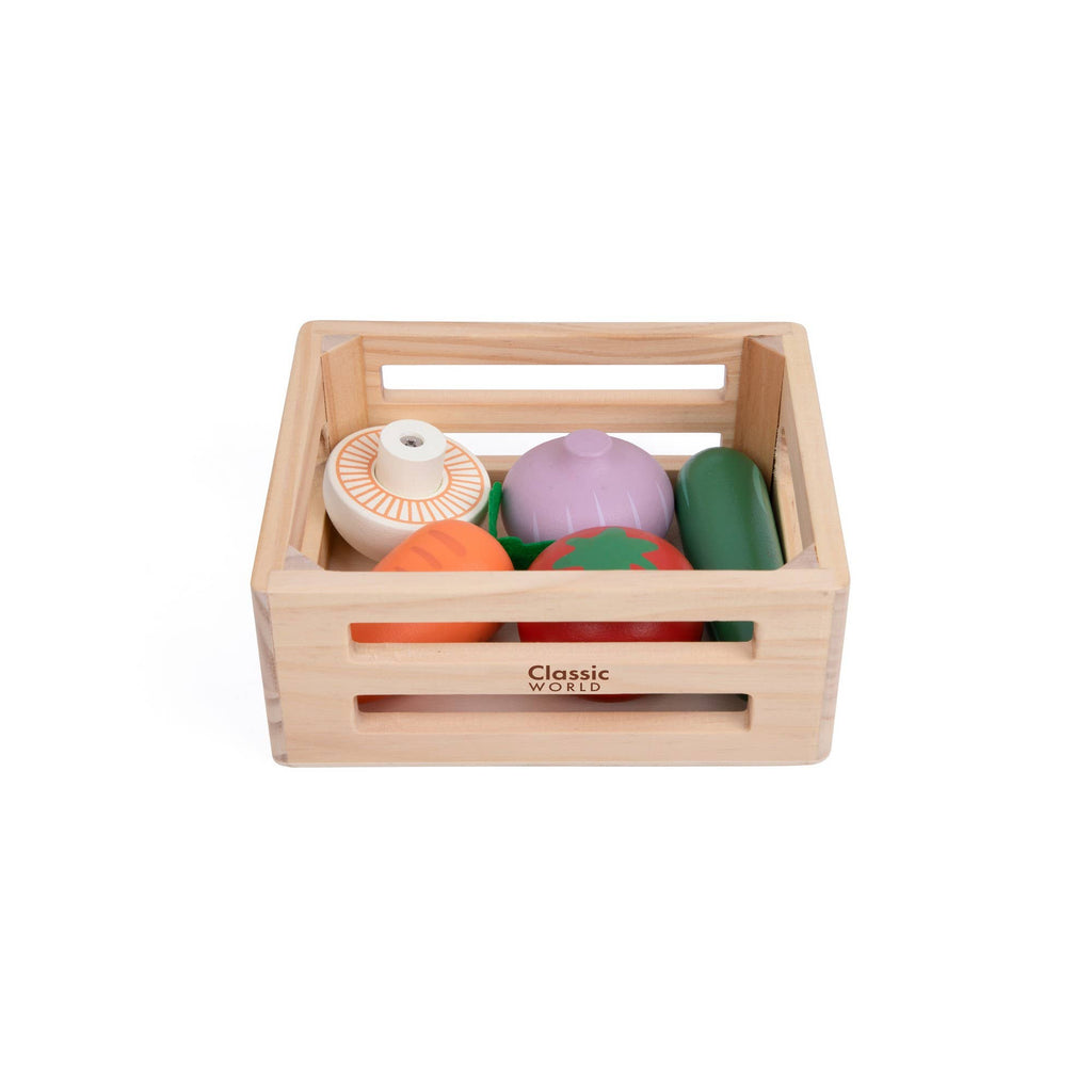 Caisse de légumes du monde classique
