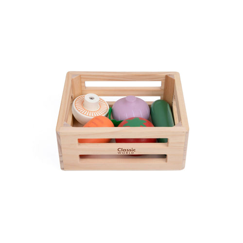 Caisse de légumes du monde classique